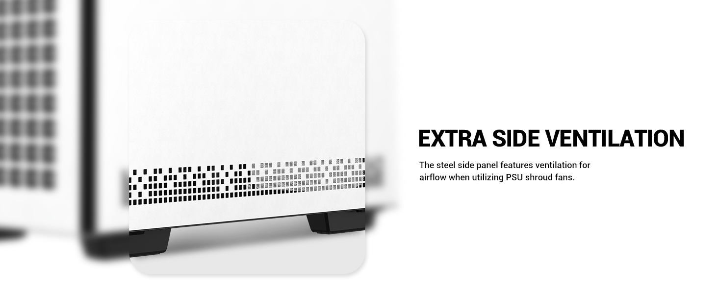 DeepCool CH370 White Gaming Computer Caser